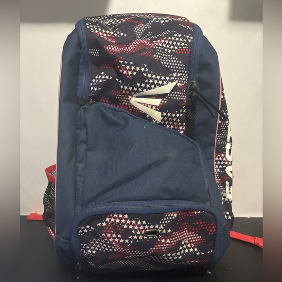 Easton Game Backpack Bag Baseball Softball Red White Blue - Picture 1 of 6